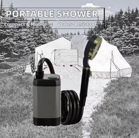 Portable out door electric shower