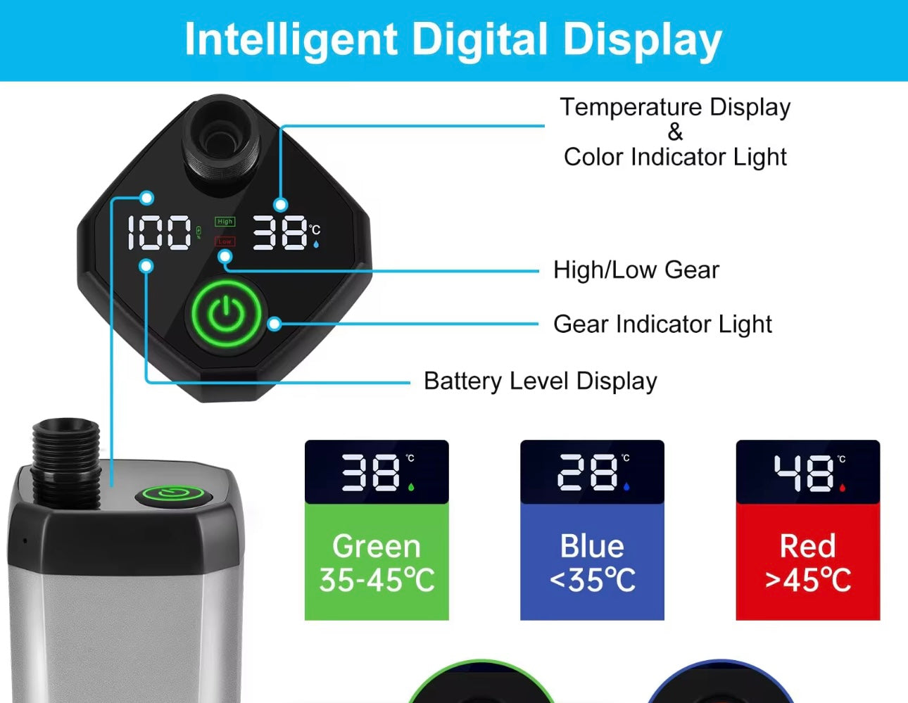 Portable out door electric shower