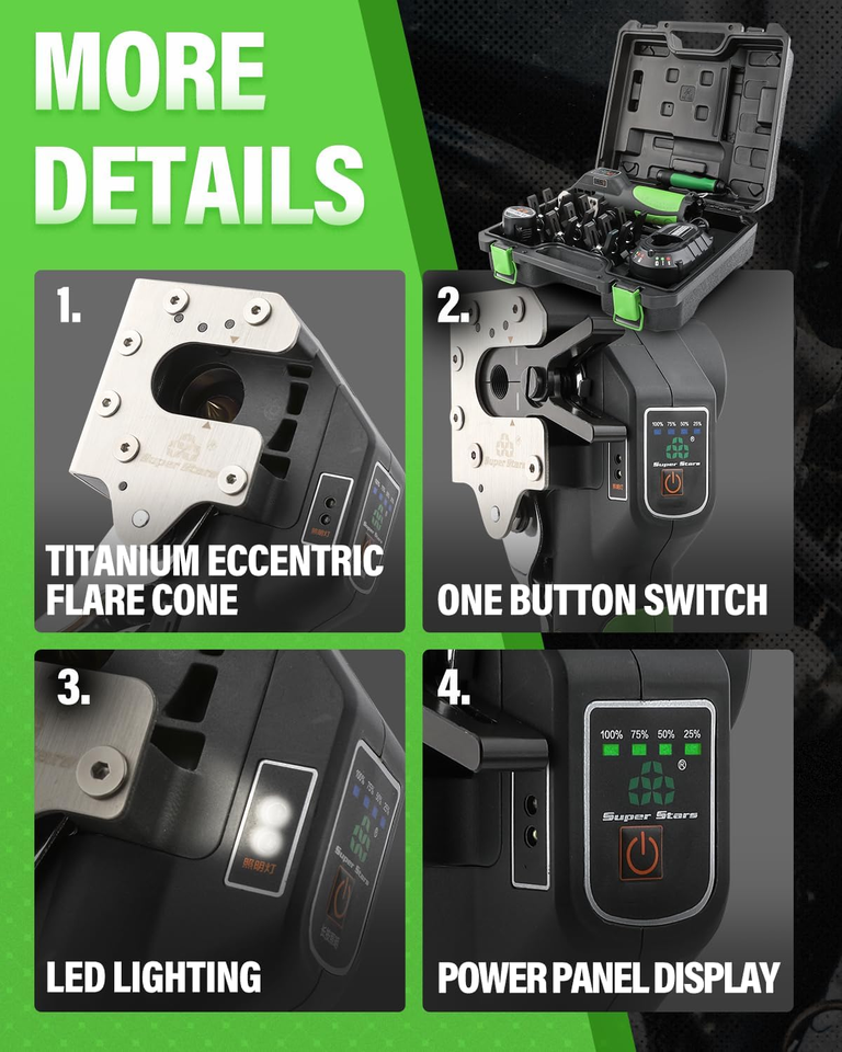 Professional Cordless Precision Flaring Kit