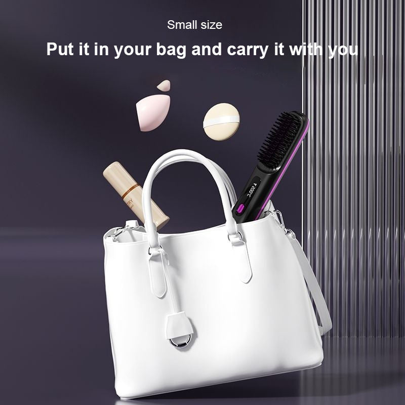 Portable Cordless Ceramic Straightening Brush