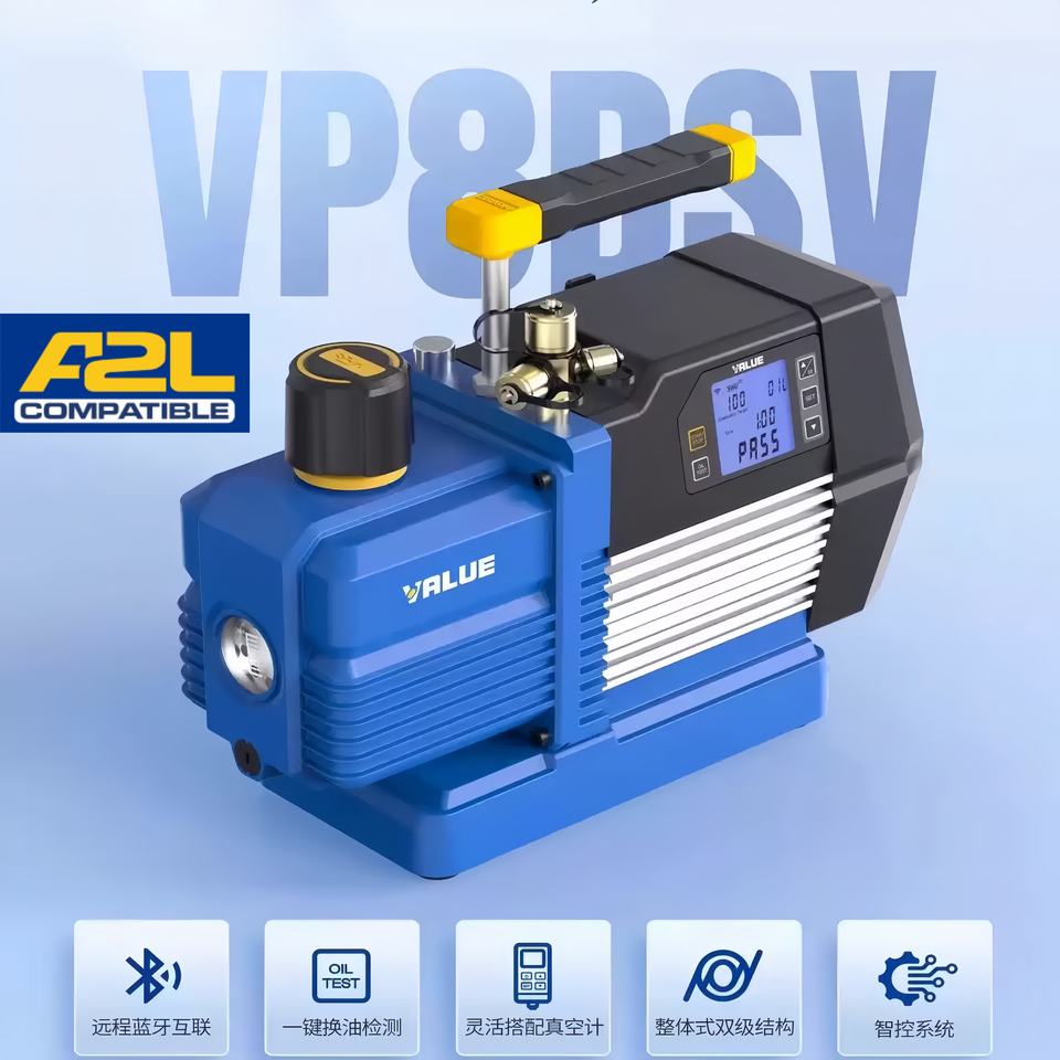 Smart Dual-Stage HVAC Vacuum Pump