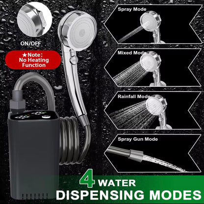 portable out door electric shower/waterpump