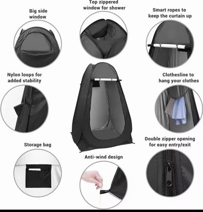 Pop Up Shower Tent For Camping,Portable Instant Changing Tent With Ventilation Window & Carry Bag - Buy  Product on Alibaba.com